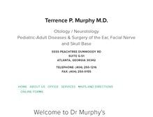 Tablet Screenshot of murphyotology.com
